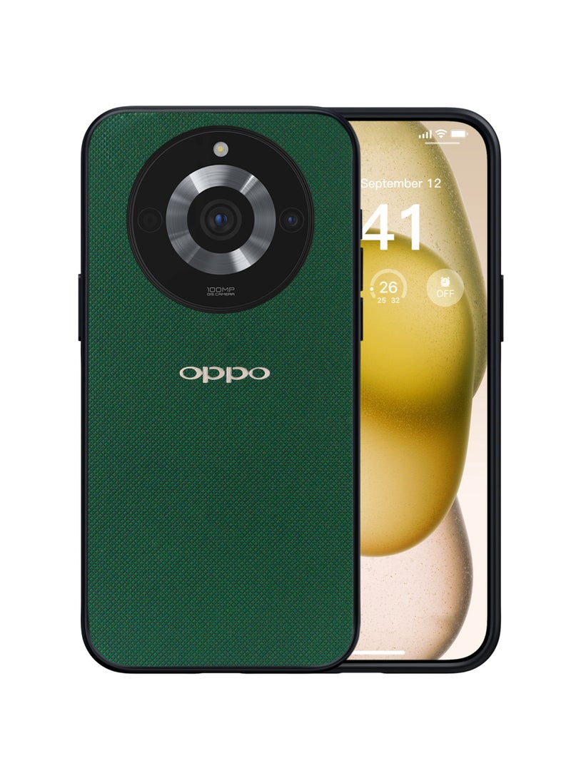 متوافق مع Realme 12 Plus 5G/Realme 12 4G/Realme 13 4G حافظة مزدوجة الطبقات شديدة التحمل للهاتف الخلوي غطاء واقٍ مقاوم للصدمات ومتين مع نسيج مانع للانزلاق - أخضر