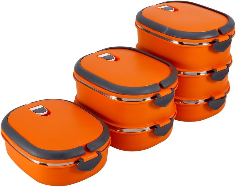 CHICIRIS Stainless Steel Insulated Food Storage Supper Dinner Lunch Box LeakProof Lunch Box Insulation Box Stainless Steel Insulation - Image 4