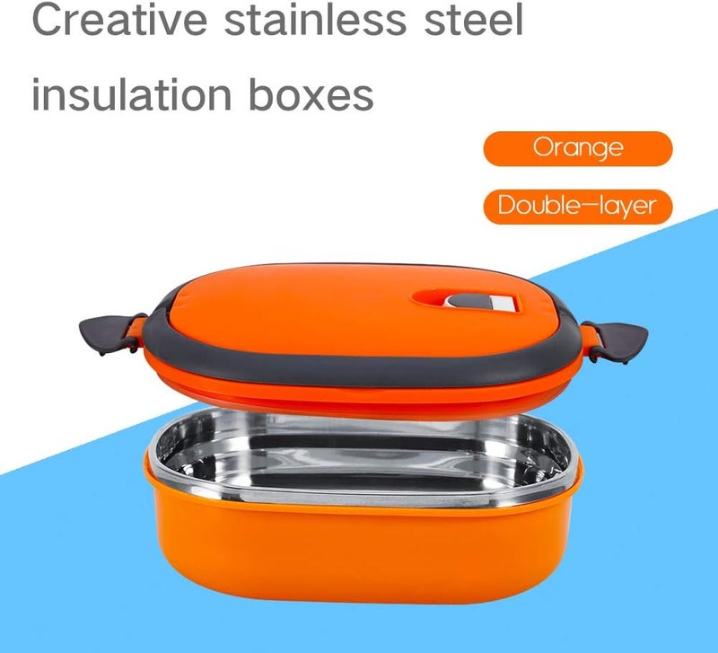 CHICIRIS Stainless Steel Insulated Food Storage Supper Dinner Lunch Box LeakProof Lunch Box Insulation Box Stainless Steel Insulation - Image 2