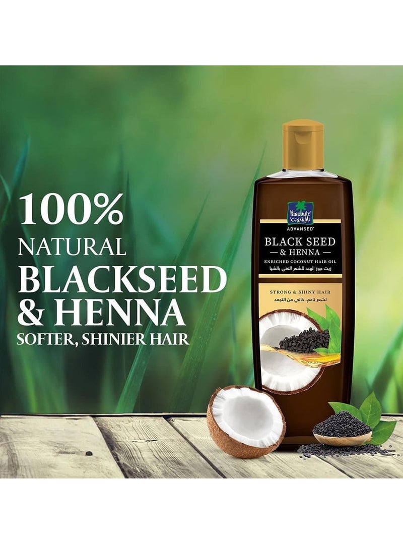 Parachute Parachute Coconut Oil with Black Seed & Henna for Strong & Shiny Hair - 200ml - Image 2