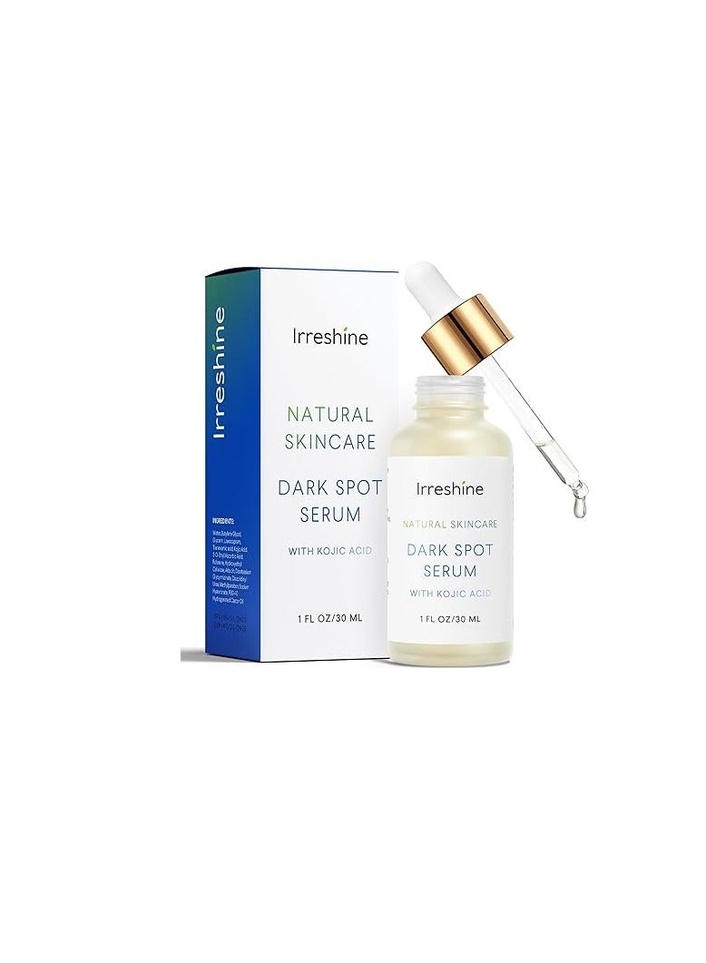irreshine Natural skincare dark spot serum with kojic acid 1oz 30ml - Image 1