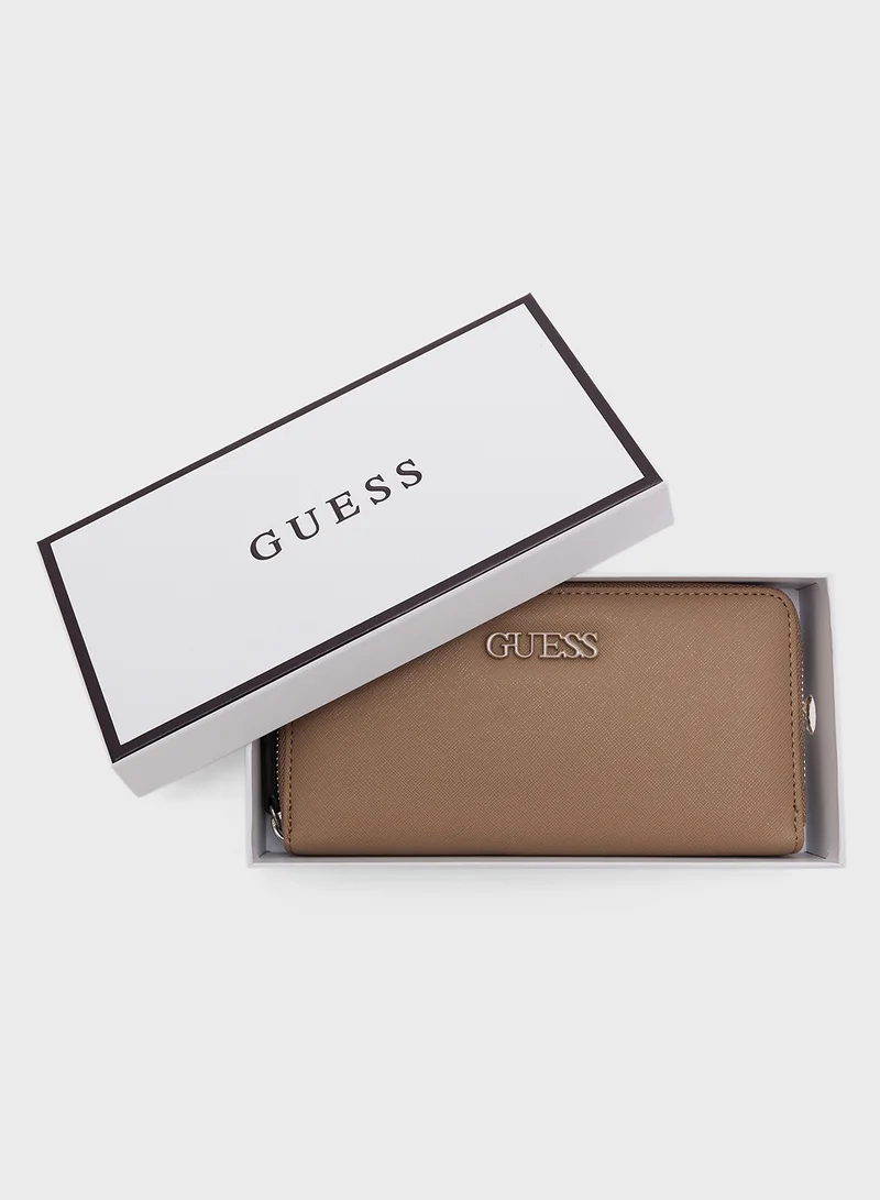 GUESS Niko Medium Zip Around Wallet