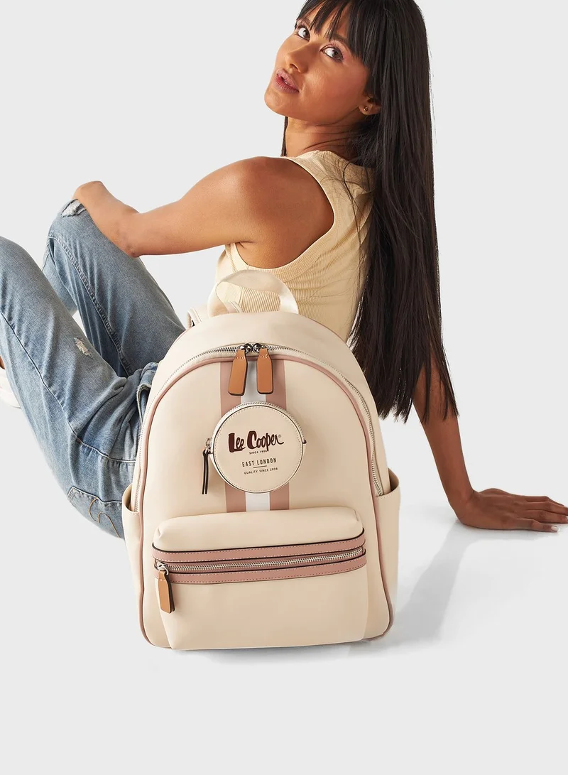 لي كوبر Top Handle Logo Backpack