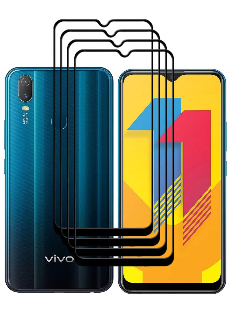 ACLIX 4 Pieces Antistatic ESD Dustproof Premium Quality High Definition Tempered Glass Screen Protector Designed For vivo Y11 (2019) - Image 1