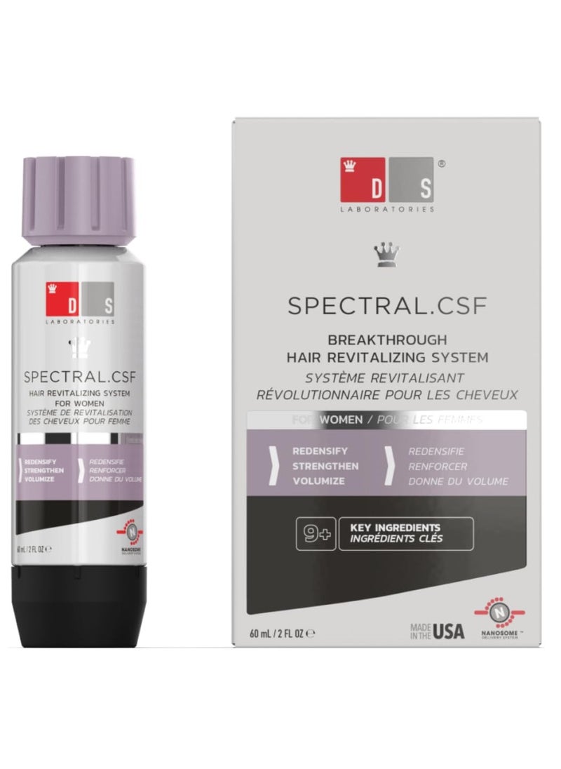 DS LABORATORIES DS Laboratories Spectral.CSF Hair Regrowth Treatment for Women - Biotin Serum for Hair Growth, Thinning, and Thickening  - Image 1