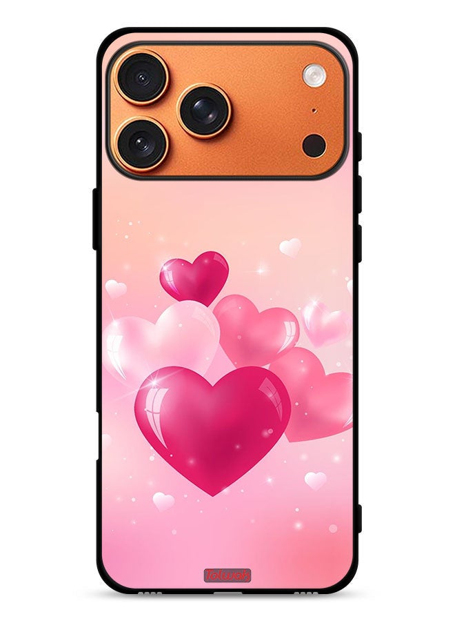 Tolwak Apple iPhone 17 Pro Max Protective Case Cover Beautiful Hearts Art - Image 1