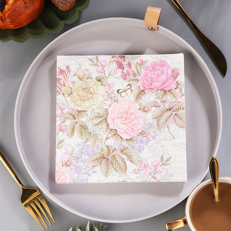 Three-Dimensional Printing Napkin Paper Towel Western Restaurant Bakery For Facial Tissue - Image 3