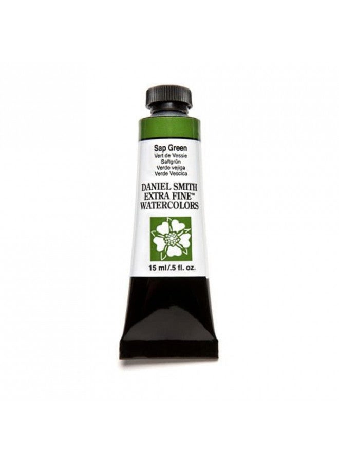 DANIEL SMITH Extra Fine Watercolor 15ml Paint Tube, Sap Green (284600102), 0.5 Fl Oz (Pack of 1) - Image 1