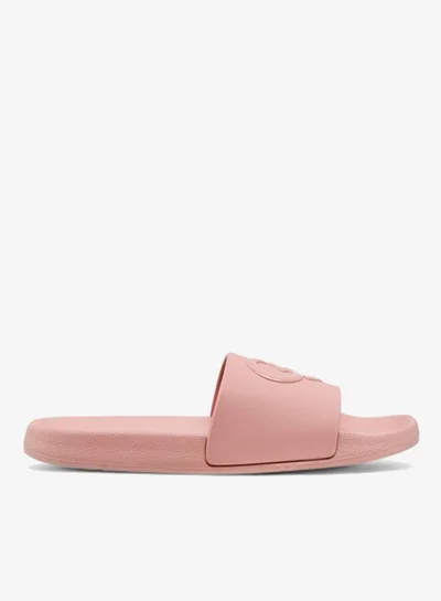 Celeste Women's Logo Embossed Slip-On Slides