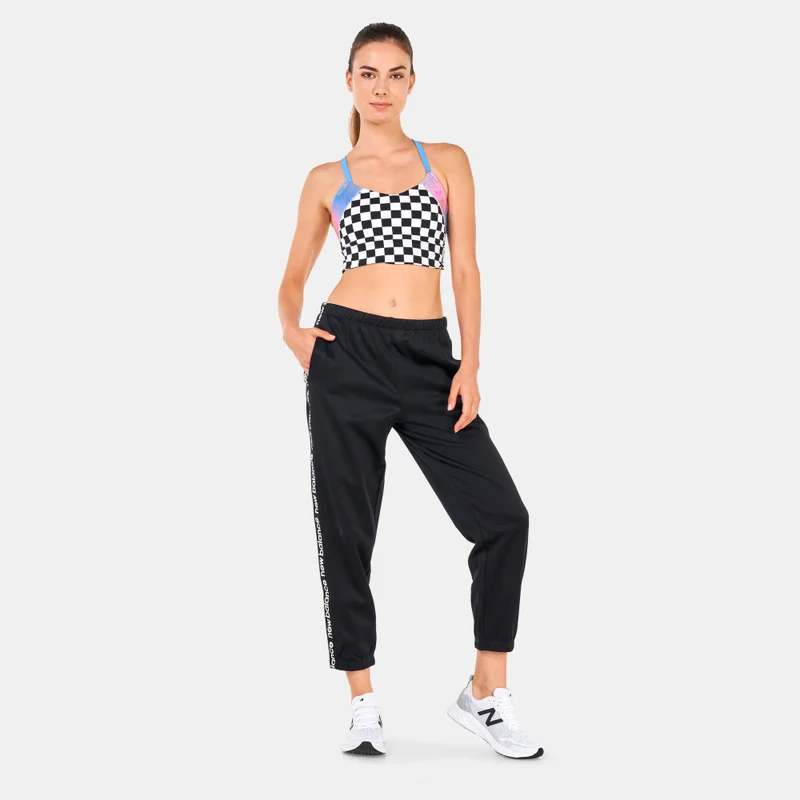 New Balance Women's Relentless Printed Crop Sports Bra