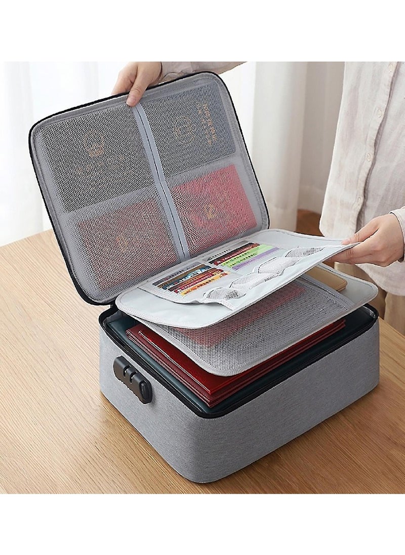 Generic - Multi-Layered Document Storage Bag For Home, Large Capacity Multifunctional Box - Image 1