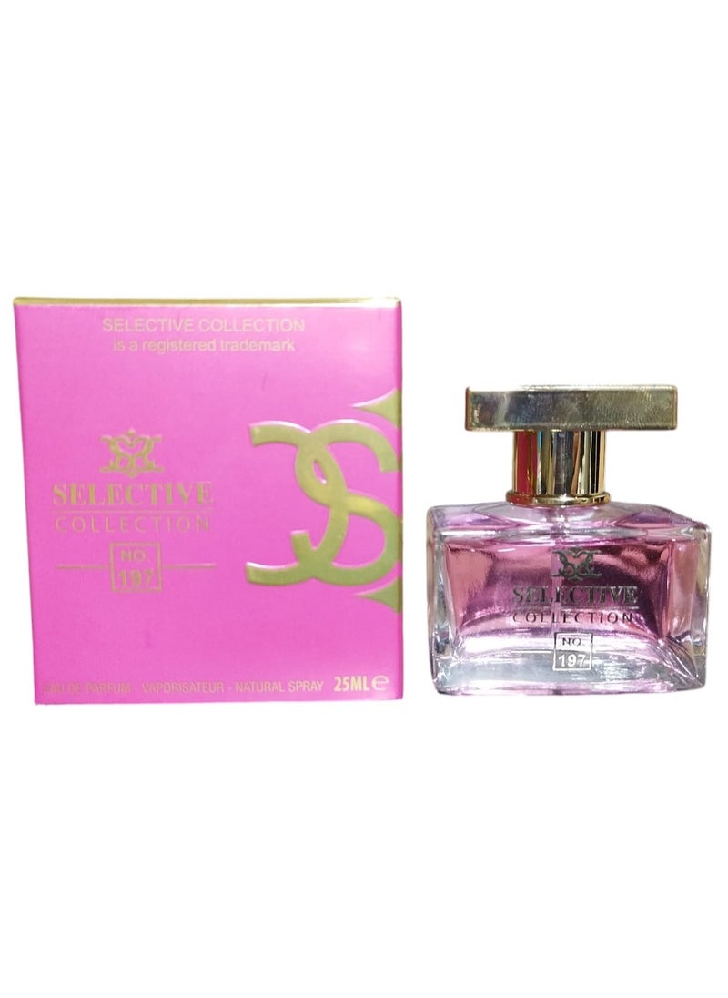 Selective Collection NO. 197 Eau De Parfum For Women - 25 ML 