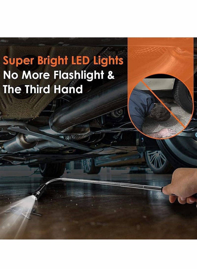 Excefore Tool Gifts for Men Dad Husband Telescoping Magnetic Pickup Tool Stocking Stuffers Gifts, Mechanic Magnet Unique Gadget Birthday - Image 5