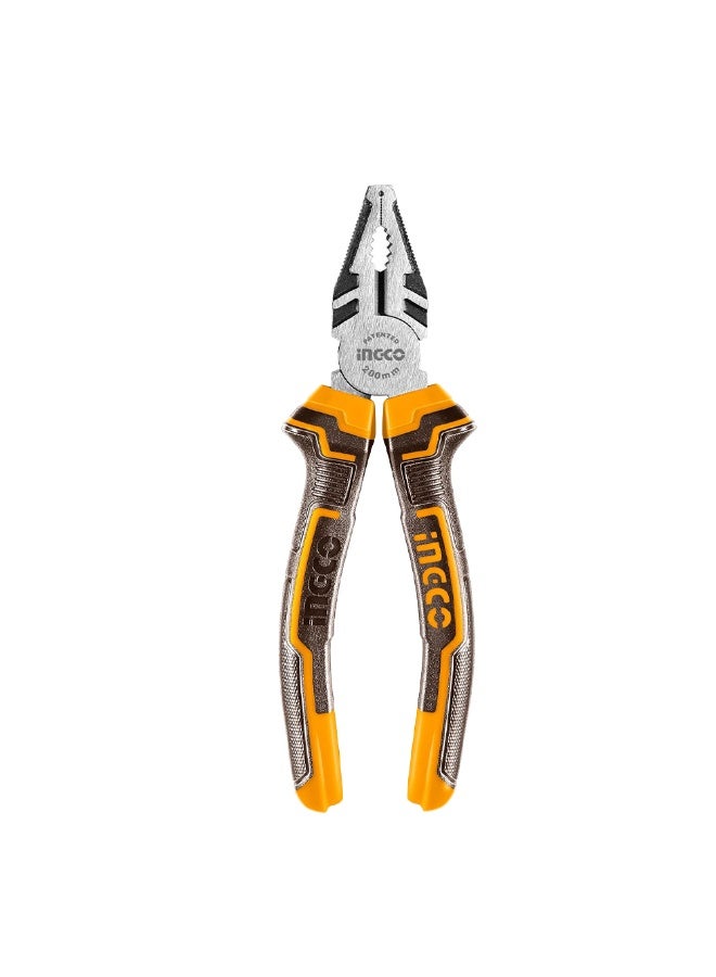 INGCO Powerful Pliers 6 inch , for Cutting Wire and Light Metal, Gripping and Bending Wire and Metal, Multi-Functional Tool Suitable for Maintenance, Electrical, and Carpentry, Made of High Quality Materials to Withstand Pressure and Heavy Use. - Image 1
