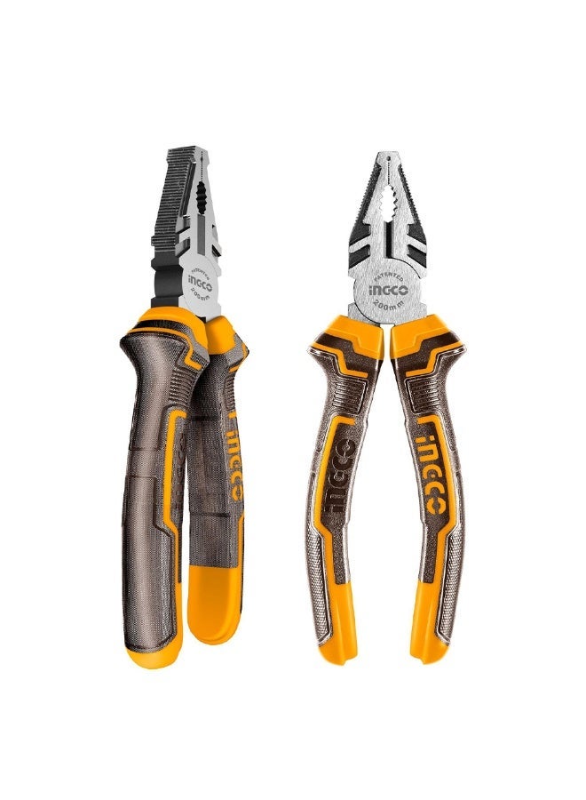 INGCO Powerful Pliers 6 inch , for Cutting Wire and Light Metal, Gripping and Bending Wire and Metal, Multi-Functional Tool Suitable for Maintenance, Electrical, and Carpentry, Made of High Quality Materials to Withstand Pressure and Heavy Use. - Image 2