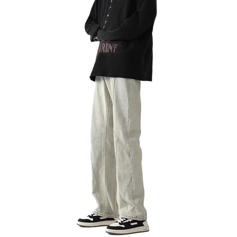 Unisex Classic Denim Jeans Loose Fit Daily Outdoor Wear - Image 3