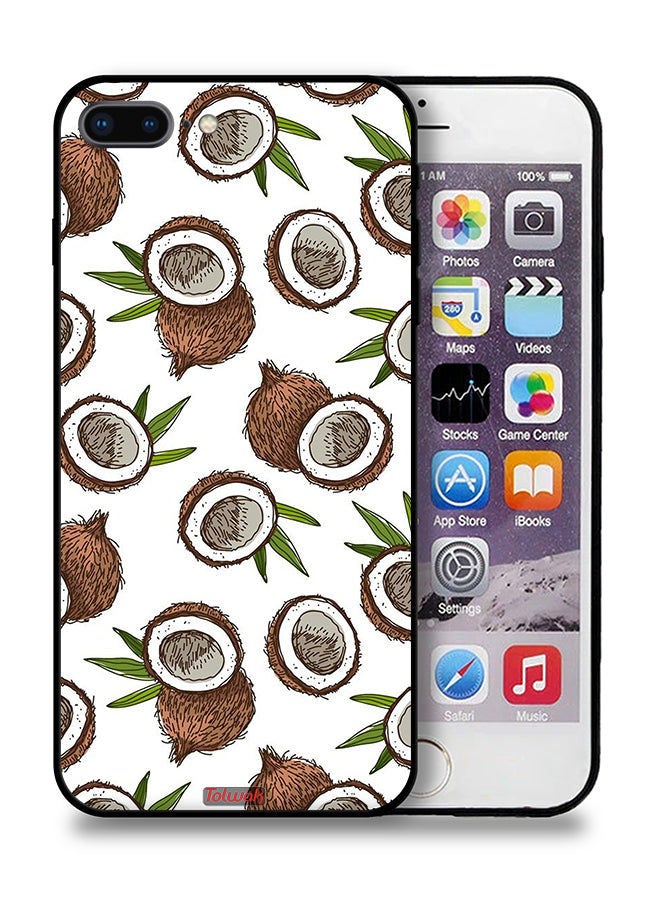 Tolwak جراب حماية لجهاز Apple iPhone 7 Plus بلون جوز الهند - Image 1