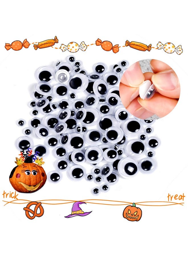 CVNDKN Halloween Pipe Cleaners,420 Pcs Halloween Pipe Cleaners Craft Set Including 320Pcs Pipe Cleaners &100Pcs Wiggle Googly Eyes Self Adhesive For Home&School Diy Art Crafts Daily Or Halloween Decoration - Image 3