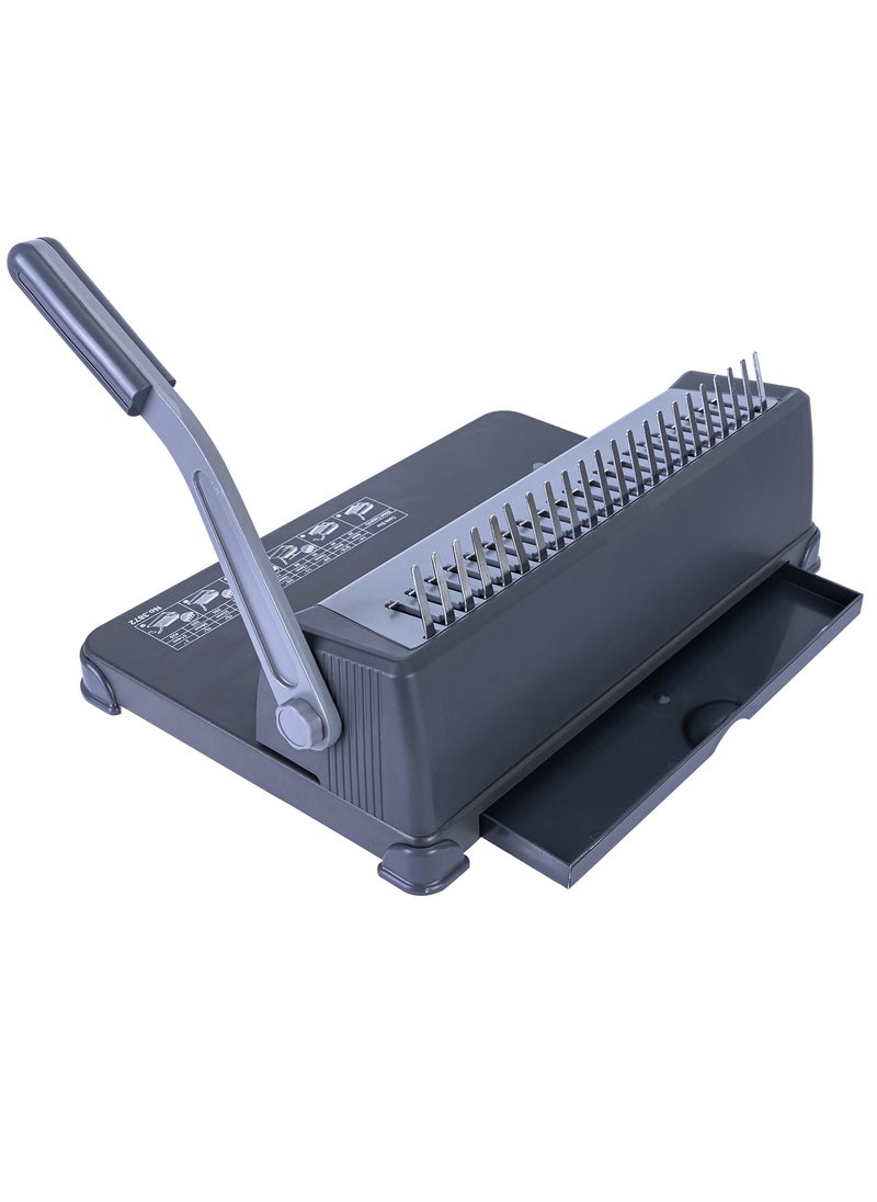 ديلي - Deli E3872 Binding Machine, 21 Holes, Binding 425 Sheets, Punching 15 Sheets - Image 1