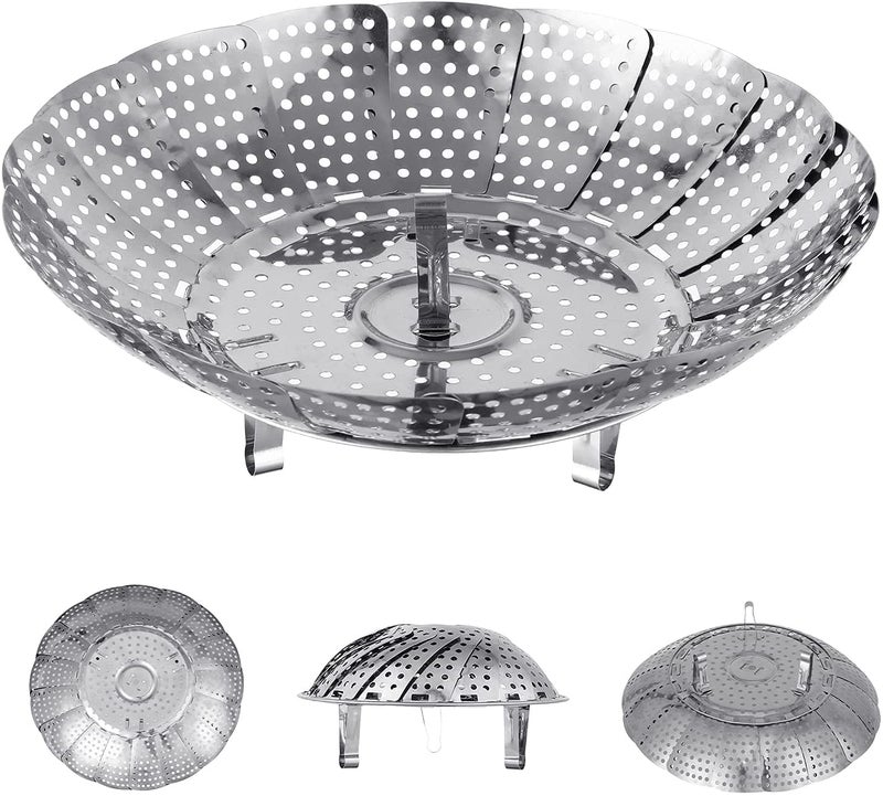 AP & ZP AP & ZP Stainless Steel Steamer Basket Food Steamer Veggie Steamer - Image 4