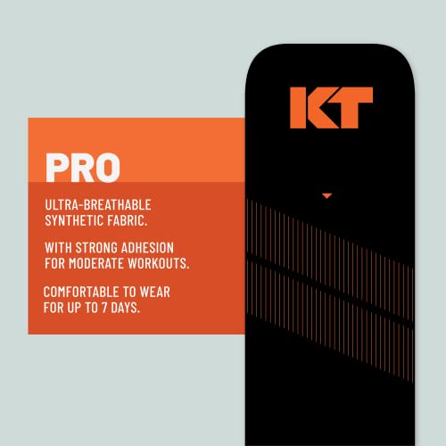 KT Tape Pro Kinesiology Therapeutic Sports Tape, 20 Precut 10 inch Strips, Hero Pink, Latex Free, Water Resistance, Pro & Olympic Choice - Image 5