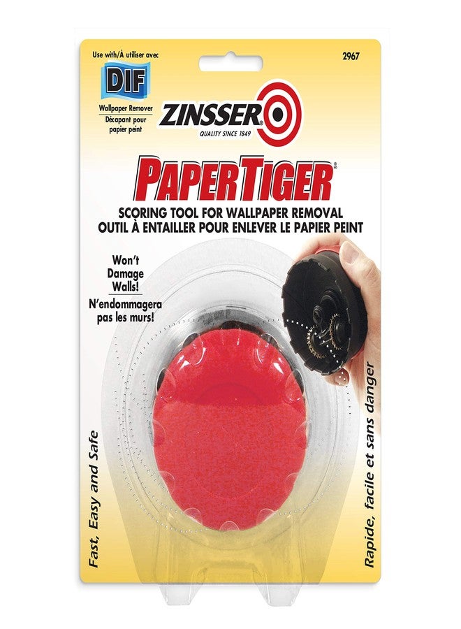 أداة تسجيل ورق الجدران Zinsser Z02967 Papertiger لإزالة ورق الجدران