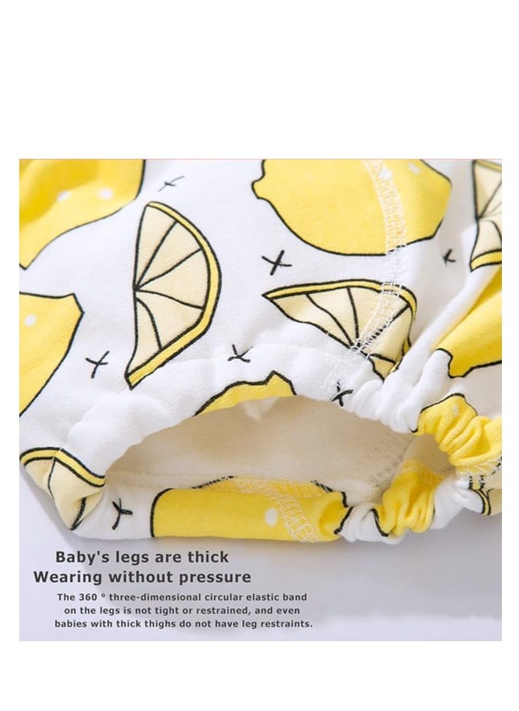 TRASSLE 6 PCS Reusable Baby Potty Training Pants, Strong Absorbent Toddler Potty Training Underwear (0-4 Years Old), 6-Layers Breathable Cotton, Baby Boys Girls Toddlers Unisex Training Underpants  - Image 3