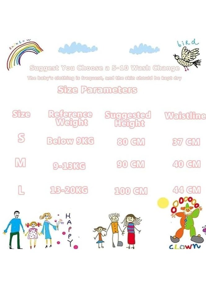 TRASSLE 6 PCS Reusable Baby Potty Training Pants, Strong Absorbent Toddler Potty Training Underwear (0-4 Years Old), 6-Layers Breathable Cotton, Baby Boys Girls Toddlers Unisex Training Underpants  - Image 4