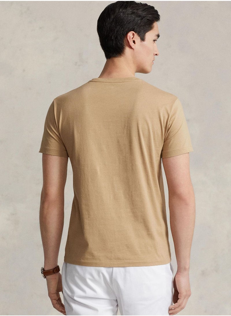 POLO RALPH LAUREN - Logo Crew Neck T-Shirt - Image 1