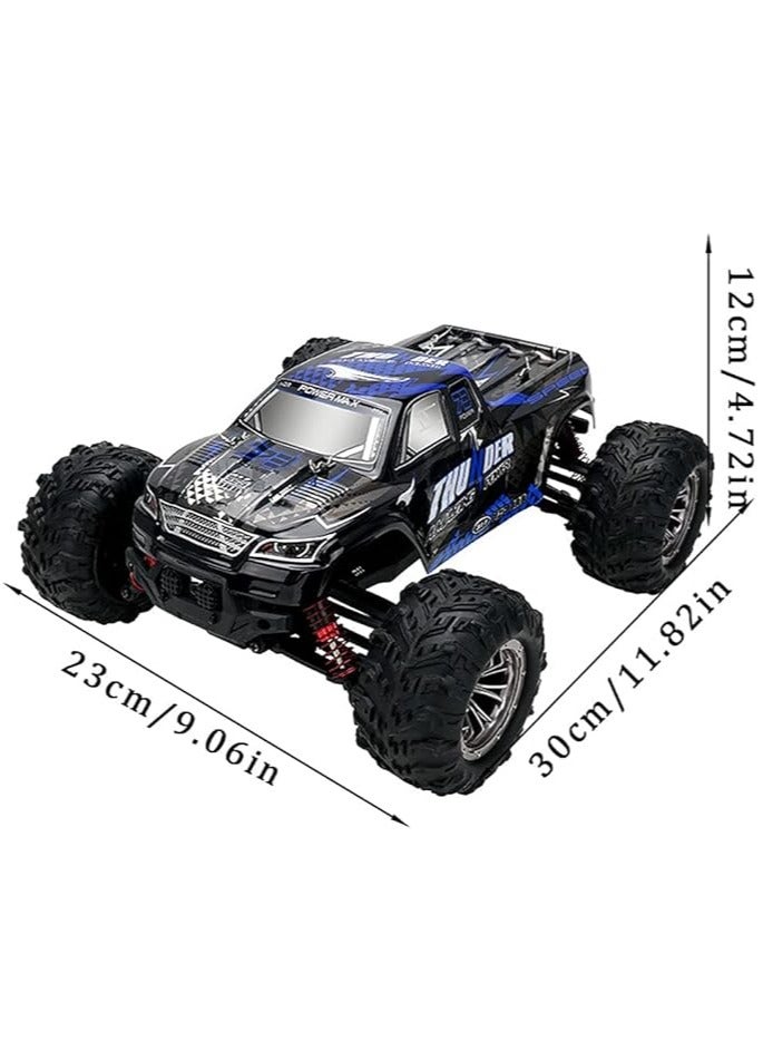 BlueFire 1:16 Scale 4WD High-Speed 55+ KM/H Brushless RC Monster Truck – Off-Road Remote Control Car for Adults & Kids – 2.4GHz All-Terrain Electric Toy with Rechargeable Battery, IPX4 Waterproof, Shock Absorbers & Rubber Tires - Image 3