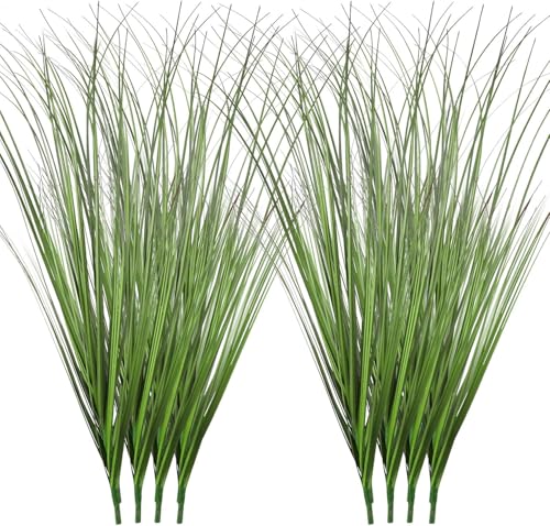FOIMAS 12pcs Artificial Grass Plants1968 Faux Shrubs Wheat Grass Greenery Stems Fake Plants for Indoor Outdoor Home Decoration - Image 1