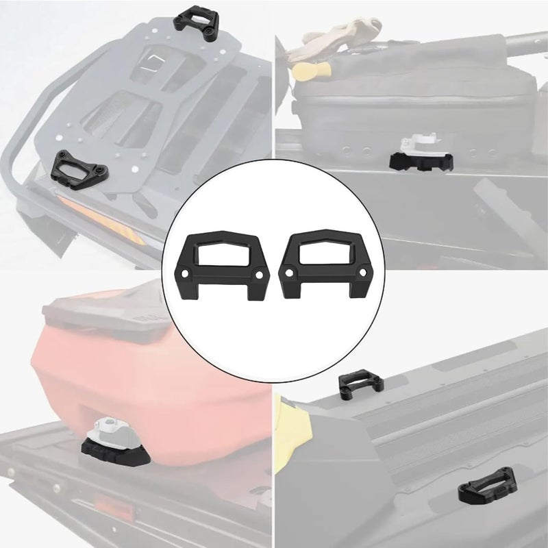 Haofy Cargo Luggage Rack Base Mount Snowmobile Rack Base Kit OEM 860201806 Compatible with Ski Doo X3 Matte Black Fixed Swap Design for Utility Sled Deep Snow Work Transport - Image 3