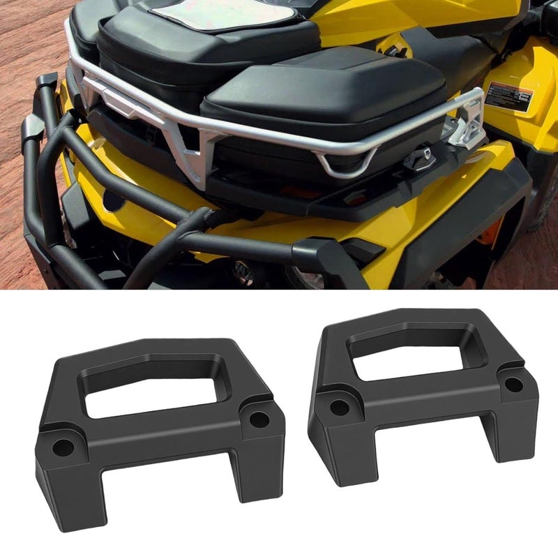 Haofy Cargo Luggage Rack Base Mount Snowmobile Rack Base Kit OEM 860201806 Compatible with Ski Doo X3 Matte Black Fixed Swap Design for Utility Sled Deep Snow Work Transport - Image 2