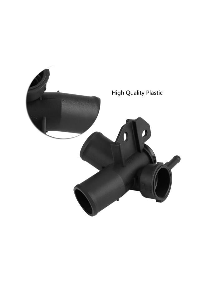 Upper Radiator Filler Neck, 21501-9HA0A Plastic Engine Coolant Filler Neck Car Upper Coolant Radiator Filler Neck Water Outlet Flange Fit for Nissan Altima 2.5L L4 2007-2012, Black  - Image 4