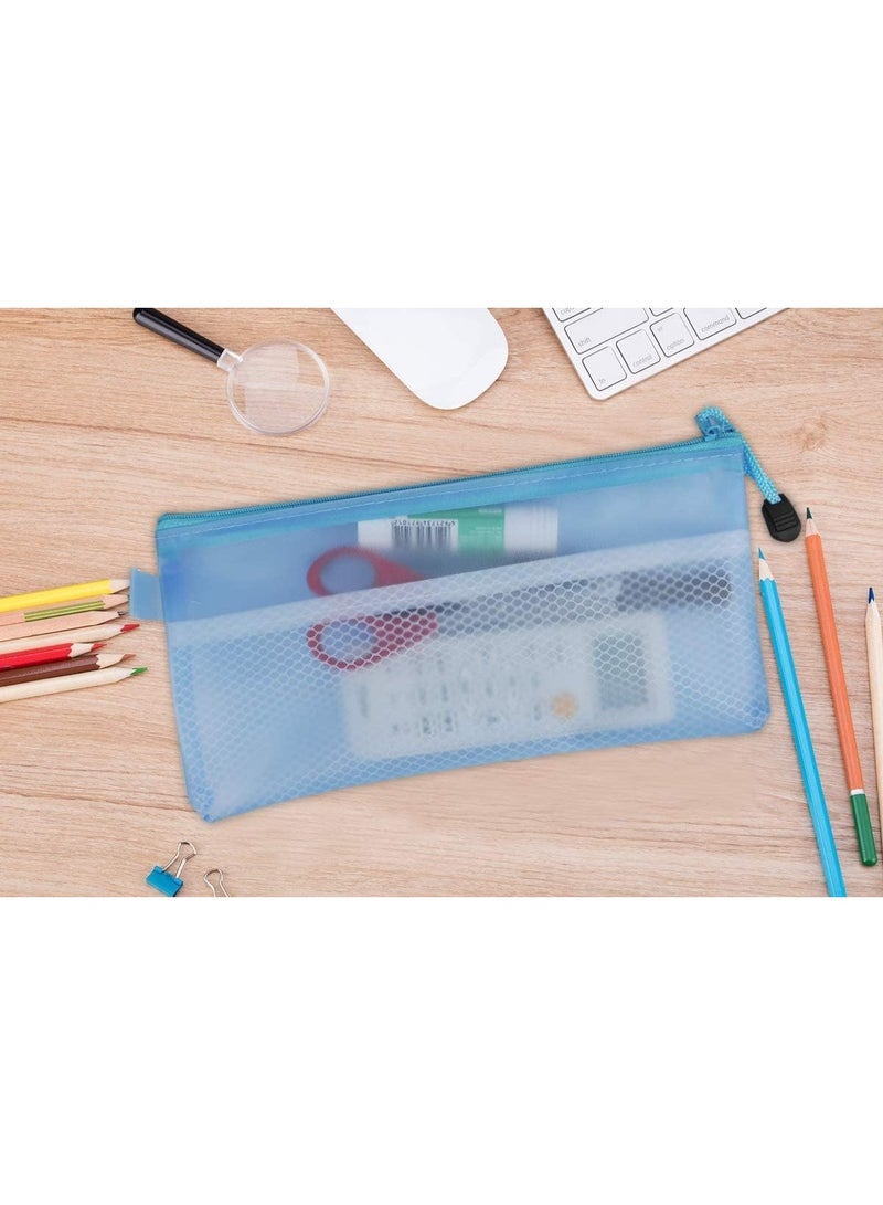 Transparent Waterproof File Pouch S-1001 – Secure Zipper, A6 Size, Single Piece for Document Protection, Red Color - Image 3