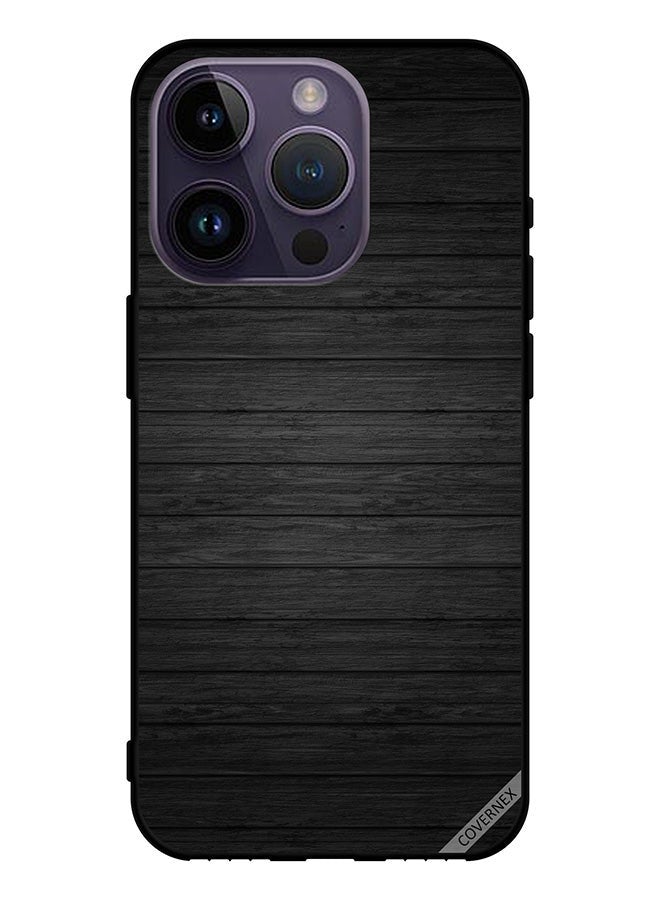 Covernex Protective Case Cover For Apple iPhone 14 Pro Dark Wooden Pattern - Image 1