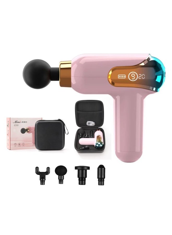 Mini High-Performance Massage Gun with Adjustable Intensity, Energy-Saving Lithium Battery, and Safe Switch Control – Perfect for Deep Tissue Relief and Muscle Recovery - Image 1