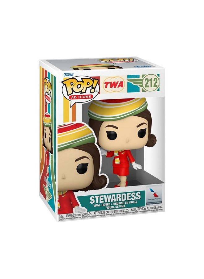 Funko - Pop Ad Icons Trans World Airlines Stewardess 3 - Image 1