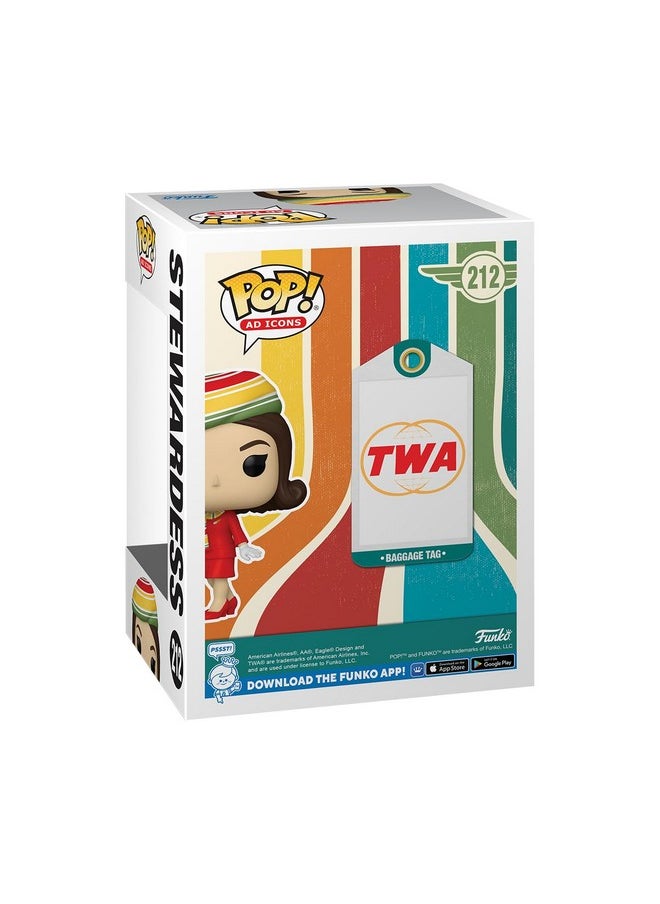 Funko - Pop Ad Icons Trans World Airlines Stewardess 3 - Image 1