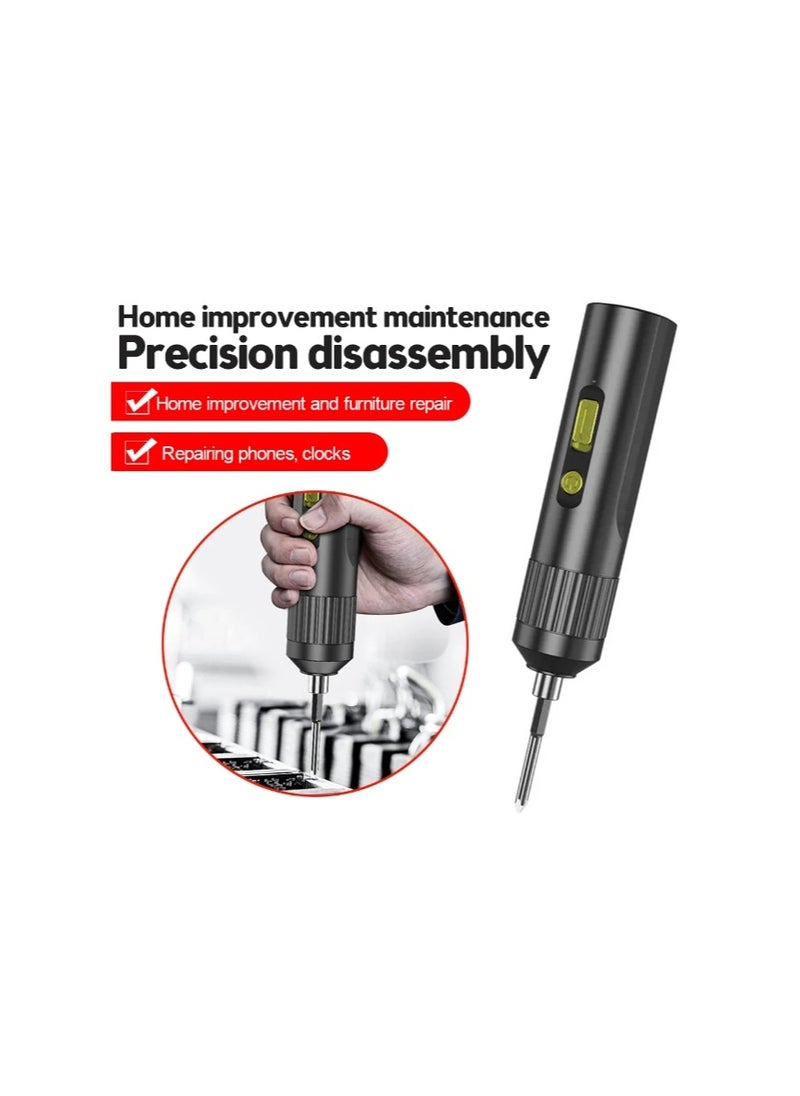 Generic 2 in 1 4V Cordless Electric Screwdriver Kit USB Rechargeable Lithium Ion Battery Screwdriver Bits Power Screwdriver Tools Set  - Image 1