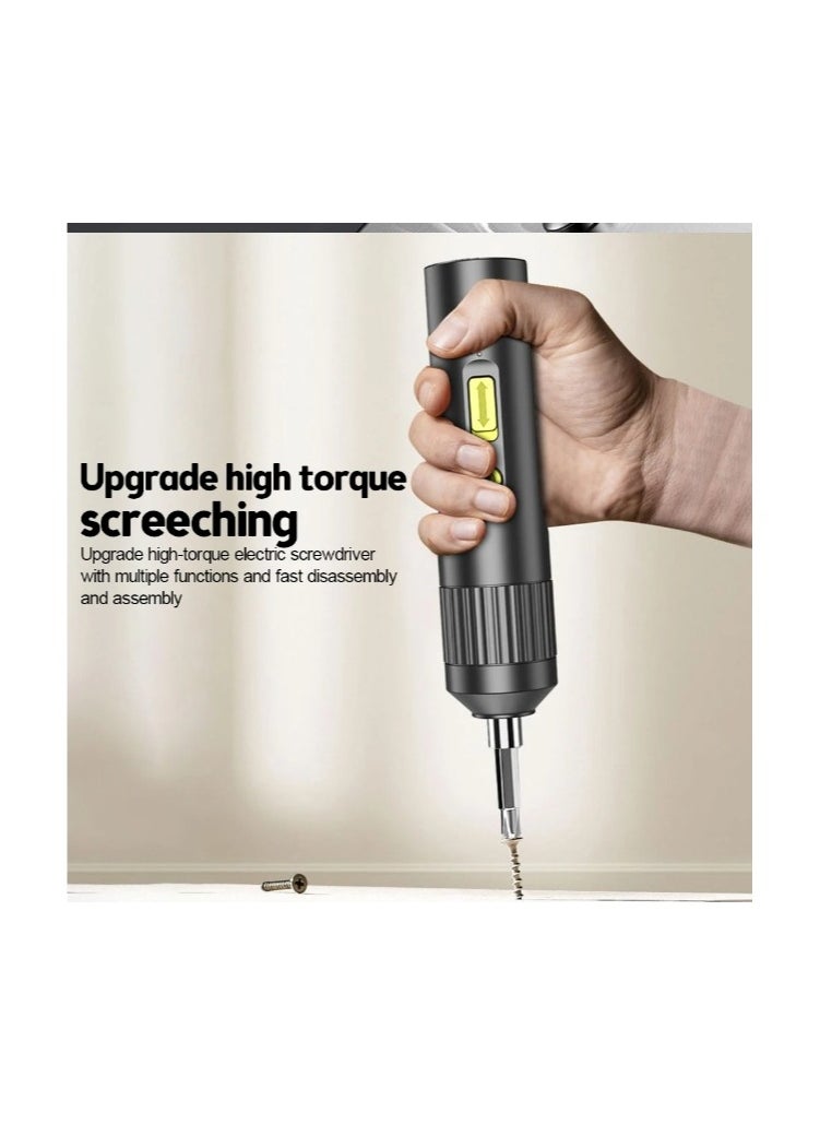 Generic 2 in 1 4V Cordless Electric Screwdriver Kit USB Rechargeable Lithium Ion Battery Screwdriver Bits Power Screwdriver Tools Set  - Image 3