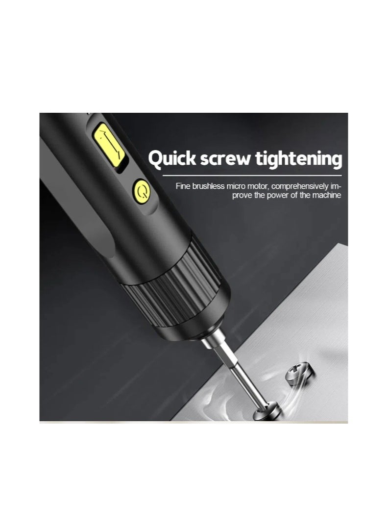Generic 2 in 1 4V Cordless Electric Screwdriver Kit USB Rechargeable Lithium Ion Battery Screwdriver Bits Power Screwdriver Tools Set  - Image 2