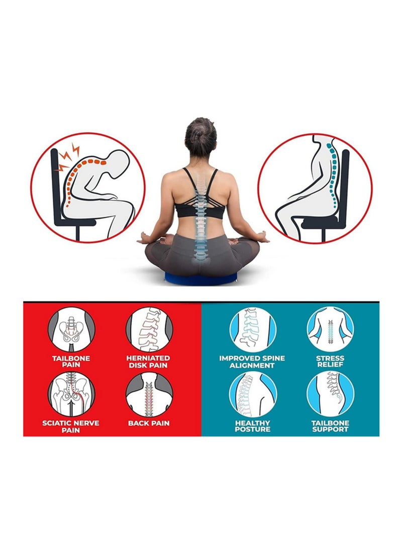 Generic - Message Seat Cushion Memory Foam Pillow Sofa Office Chair Pad Cushion - Image 1