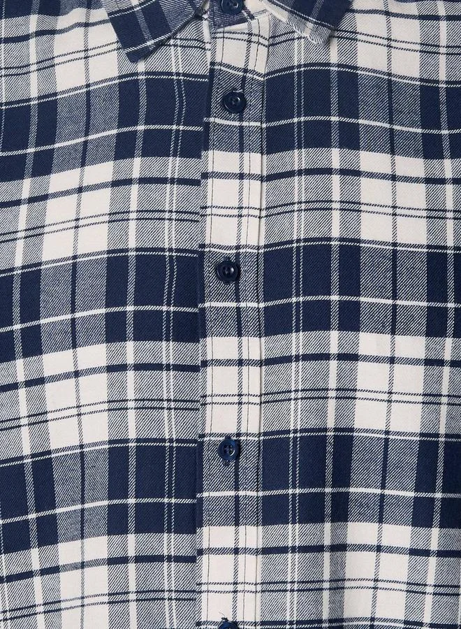 Splash FAV  Men Regular Fit Collared Checked Long Sleeve Shirt for Men | Best Price UAE