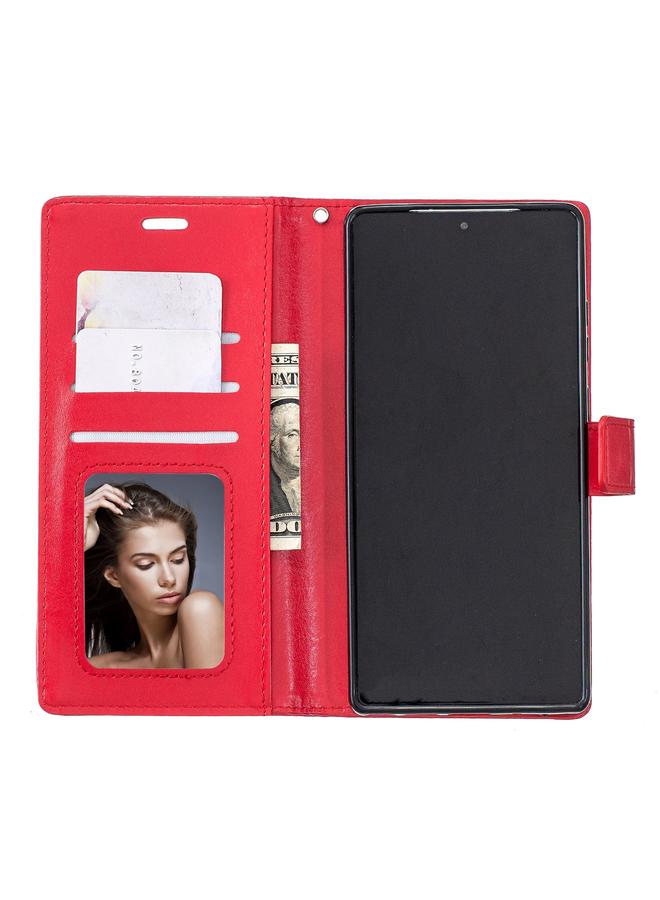 S-TOP Case For Samsung Galaxy A32 4G Crazy Horse Texture Horizontal Flip Leather Case with Holder & Card Slots & Wallet & Photo Frame - Image 5