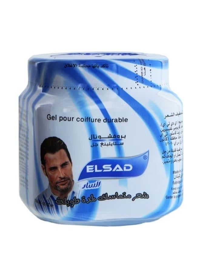 Professional Hair Styling Gel Long Lasting Blue 1000ml - Image 2