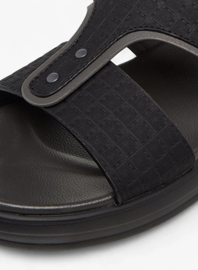 LBL by Shoexpress BLACK Men Slip-On Arabic Sandals for Men | Best Price UAE