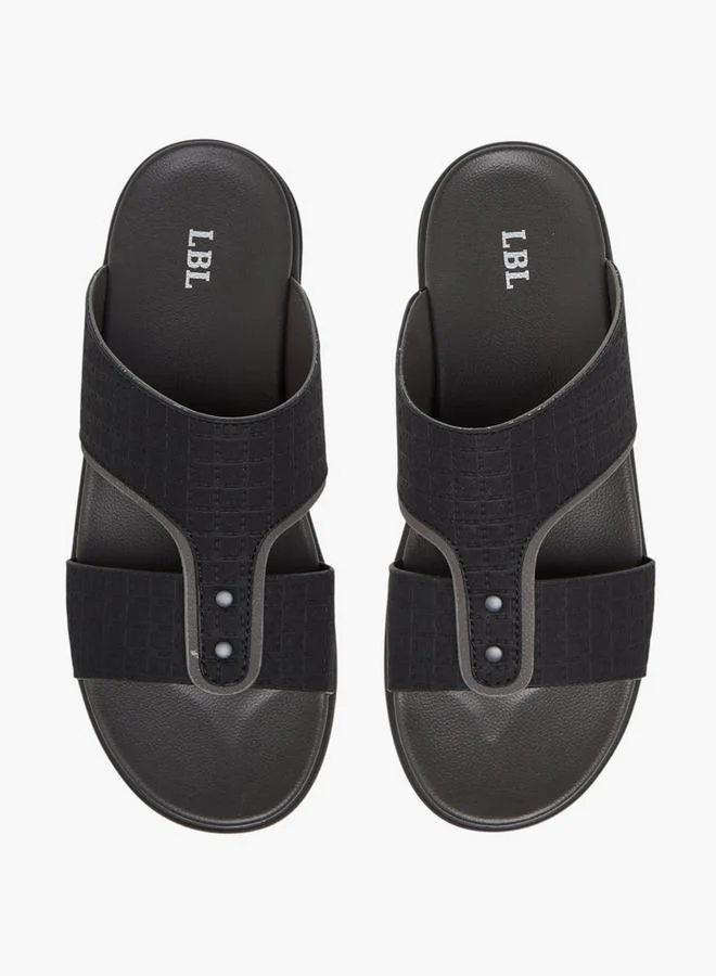 LBL by Shoexpress BLACK Men Slip-On Arabic Sandals for Men | Best Price UAE