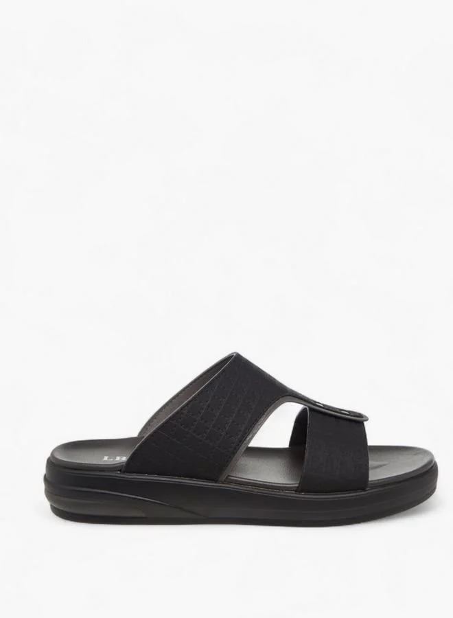 LBL By Shoexpress BLACK Men Slip-On Arabic Sandals for Men | Best Price UAE