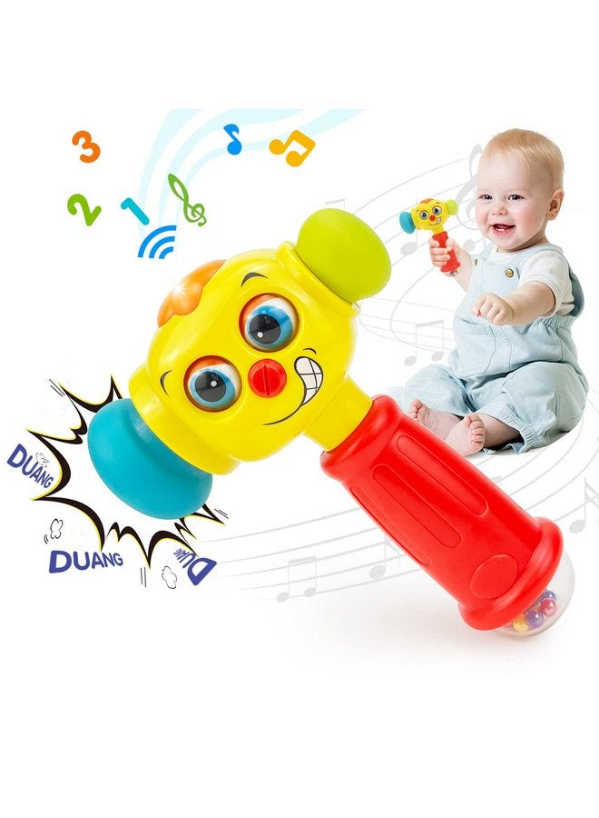 هولا ألعاب HOLA للأطفال بعمر سنة واحدة كهدية عيد ميلاد - ألعاب مطرقة للأطفال بعمر 12-18 شهرًا، ألعاب موسيقية للأطفال بعمر سنة واحدة مع وميض ضوئي، ألعاب للأطفال بعمر سنة واحدة فما فوق، ألعاب للأطفال بعمر 1-2 سنة، هدايا عيد الفصح - Image 1